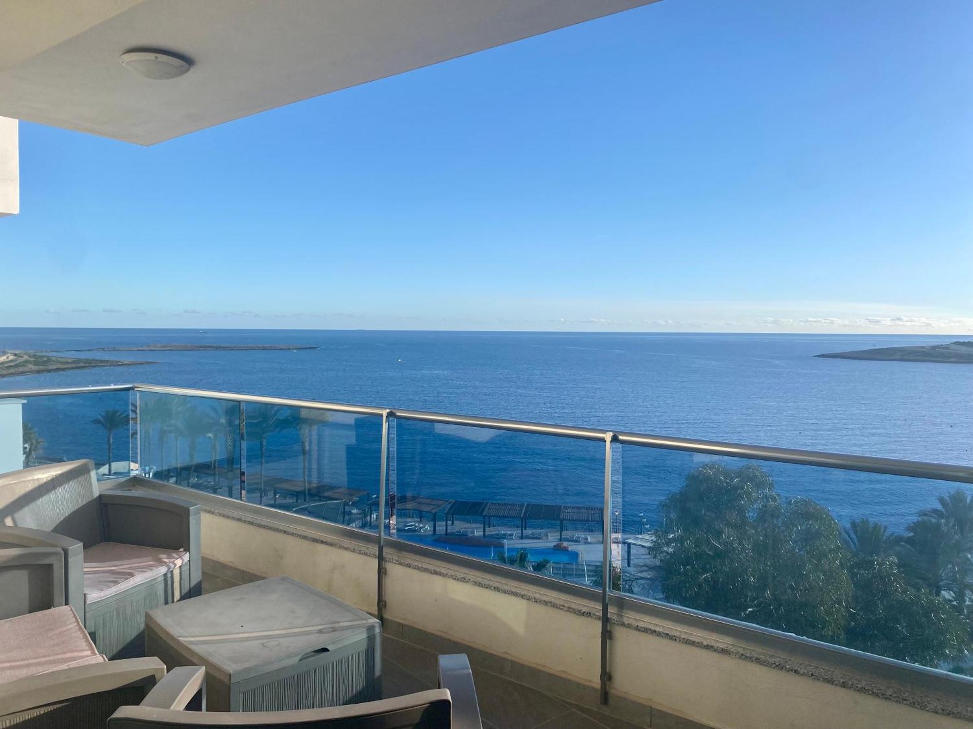 Sunrise Bay Apartments - Frontline Sea Views St. Paul's Bay Exterior foto